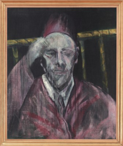 Francis Bacon, Head with Raised Arm (1955), via Christie's