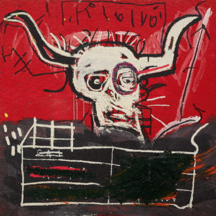 Jean-Michel Basquiat, Cabra (1981-82) final price $10,953,500, via Sothebys