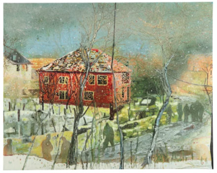 Peter Doig, Red House (1995-1996), final price $21,127,500, via Phillips
