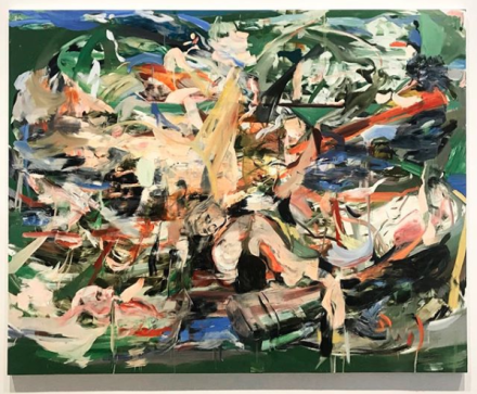 Cecily Brown, A Day! Help! Help! Another Day! (Installation View), via Art Observed.