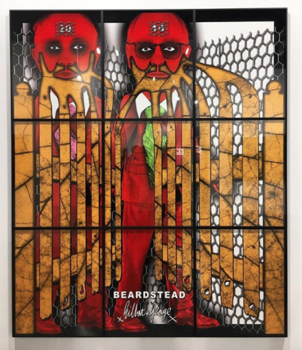 Gilbert and George at Lehmann Maupin, via Art Observed