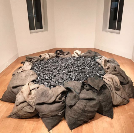 Jannis Kounellis at Luxembourg and Dayan, via Art Observed