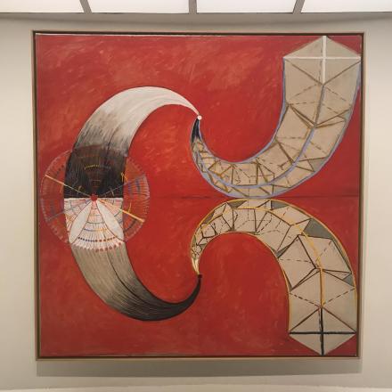 Hilma af Klint, Paintings for the Future (Installation View), via Art Observed