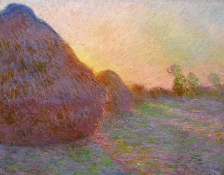 Claude Monet, Meules (1891), via Sotheby's