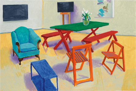 David Hockney, Studio Interior #2 (2014), Final Price £2,895,000, via Phillips