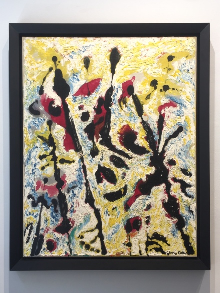 Jackson Pollock, Moon Vibrations (1953-55), via Art Observed