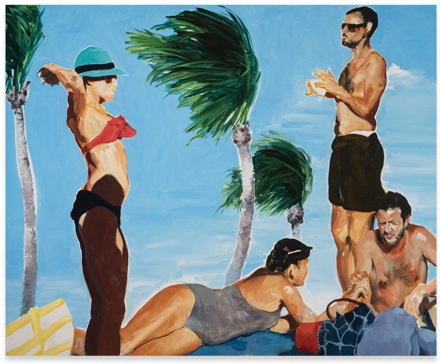 Eric Fischl, The Exchange (2018), via Sprüth Magers