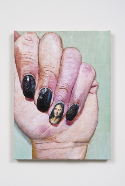 Gina Beavers, Mona Lisa Nail (2015), via MoMA PS1