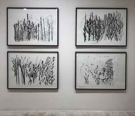 Simone Fattal, Works and Days (Installation View, via Art Observed