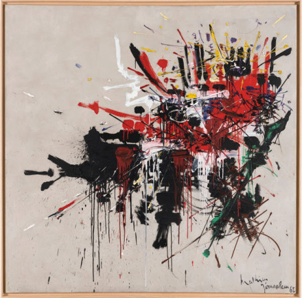 Georges Mathieu, La bataille de Gilboa (1962) via Nahmad Contemporary