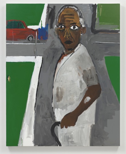 Henry Taylor, Not Yet Titled (2019), via Blum & Poe