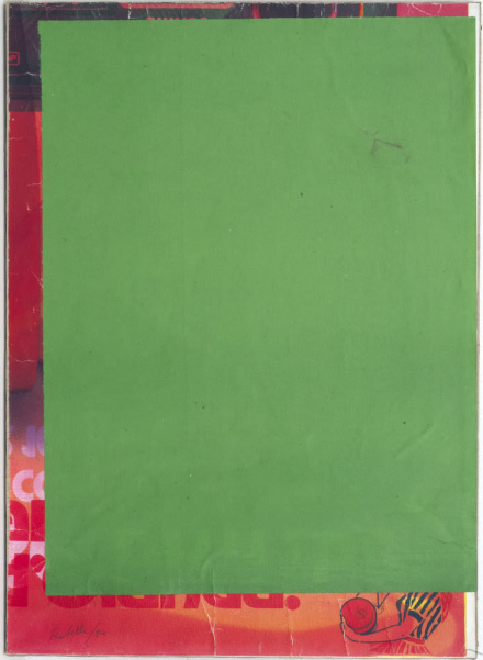 Mimmo Rotella, Blank demi frame (1980-1981), via Cardi
