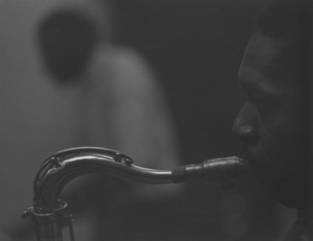 Roy DeCarava, Coltrane and Elvin (1960), via David Zwirner