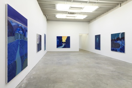 Matthew Wong, Blue (Installation View), via Karma