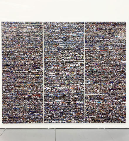 Rafael Lozano-Hemmer at bitforms, via Art Observed
