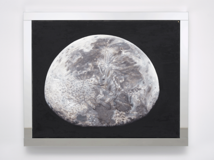 Leidy Churchman, Moon Rabbit (2020), via Matthew Marks