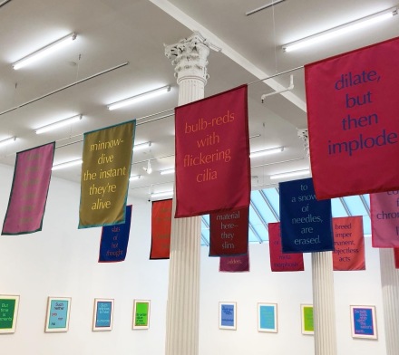 Renée Green, Excerpts (Installation View), via Art Observed
