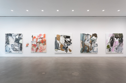 Amy Sillman, Twice Removed (Installation View), via Gladstone Gallery