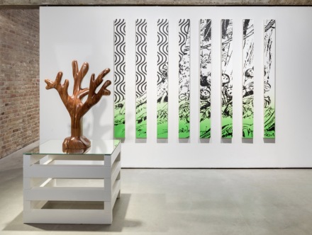 Claudia Comte, Jungle and Corals (Installation View), via König Galerie