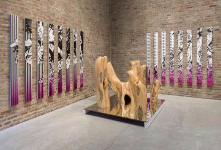Claudia Comte, Jungle and Corals (Installation View), via König Galerie