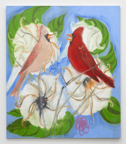 Ann Craven, Portrait of Two Cardinals (after Picabia), 2021, 2021, via Karma