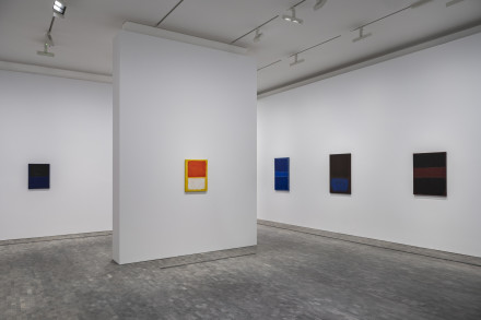 Mark Rothko, 1968 Clearing Away (Installation View), via Pace