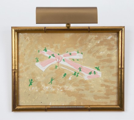 Paul Thek, Pink Cross and Green Buds (1975-1980), via Alexander and Bonin
