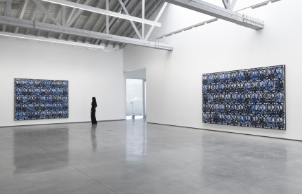 Rashid Johnson, Black and Blue (Installation View), via David Kordansky