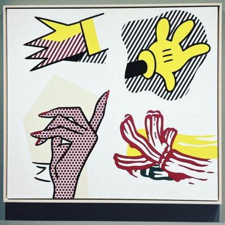 Roy Lichtenstein at Castelli, via Art Observed