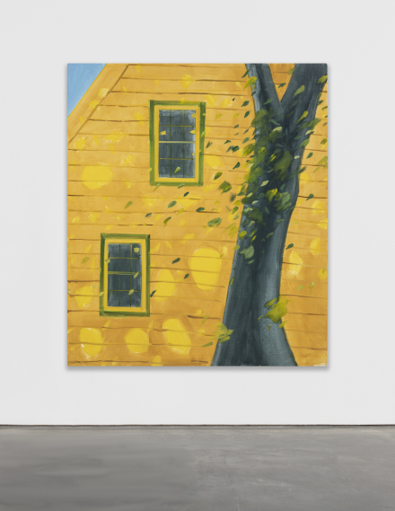 Alex Katz, Yellow House (2020), via Gladstone