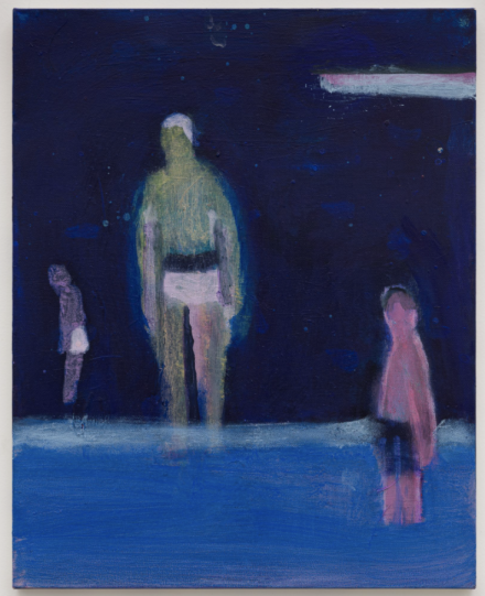 Katherine Bradford, Dark Swim (2021), via Adams and Ollman