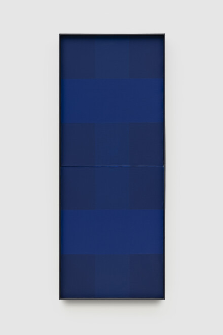 Ad Reinhardt, Abstract Painting, Blue (1953), via Pace