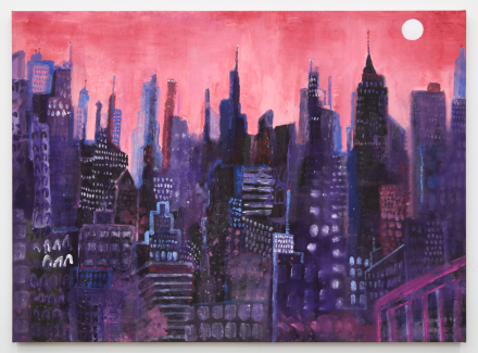 Taboo!, Big Pink and Purple Cityscape (2021), via Karma