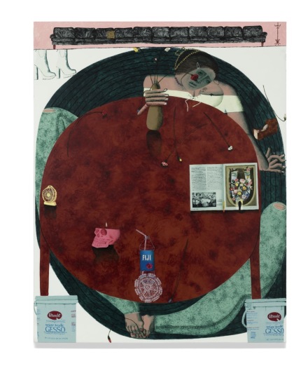 Celeste Rapone, Living Room (2022), via Marianne Boesky