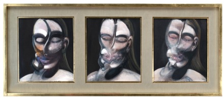 Francis Bacon, Three Studies for a Portrait (1976), via Skarstedt