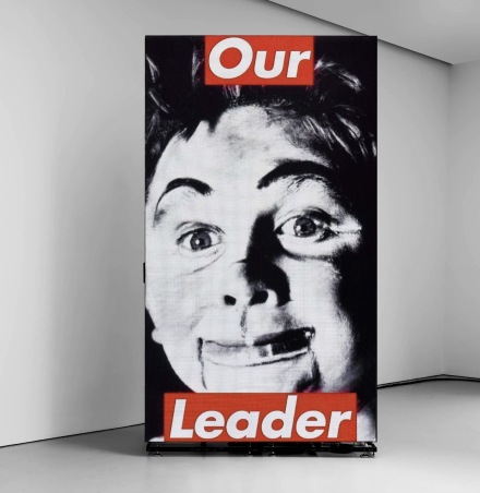 Barbara Kruger, Untitled (Our Leader) (1987 2020), via David Zwirner