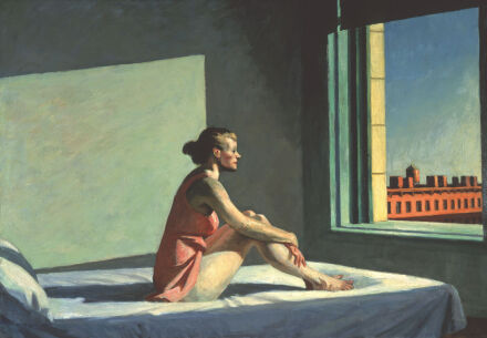 Edward Hopper, Morning Sun (1952), via The Whitney