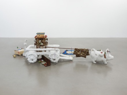 Helen Marten, Third Moment Profile | The Almost Horse (Installation View), via Sadie Coles HQ