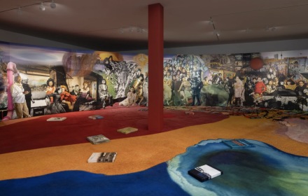 Dominique Gonzalez-Foerster, Panoramism and the Abstract Sector (Installation View), via Esther Schipper