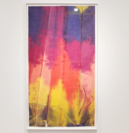 Sam Gilliam, Late Paintings (Installation View), via Art Observed