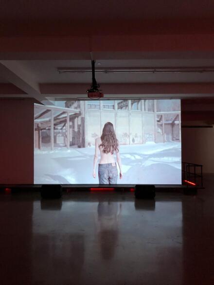 Anne Imhof, EMO (Installation View), via Art Observed