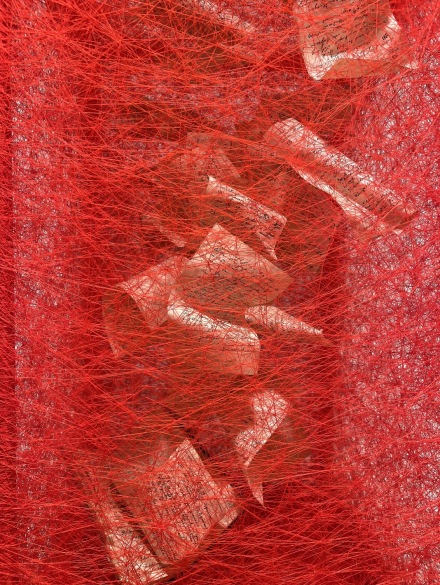 Chiharu Shiota, Signs of Life (Installation View) via Art Observed