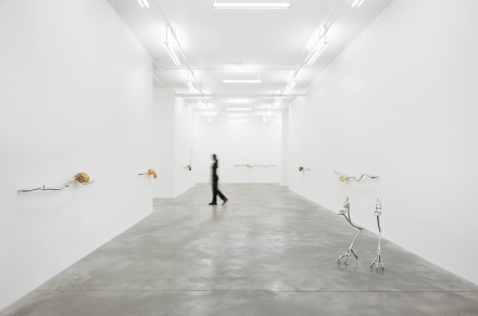 Hannah Levy, Crutch (Installation View), via Casey Kaplan