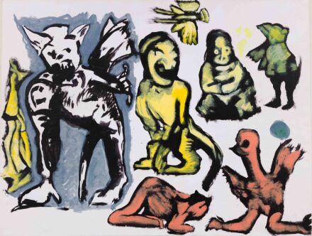 Paula Rego, Creatures (1981), via Victoria Miro